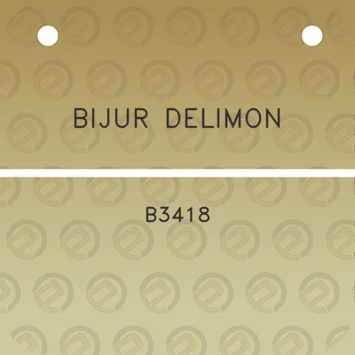 bijur-delimon-b3418