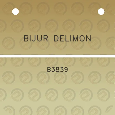 bijur-delimon-b3839