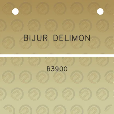 bijur-delimon-b3900