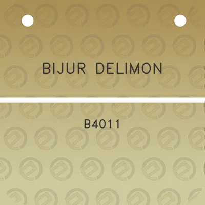 bijur-delimon-b4011