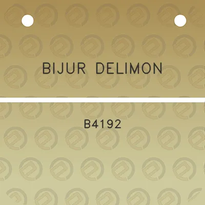 bijur-delimon-b4192