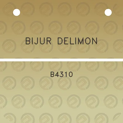 bijur-delimon-b4310