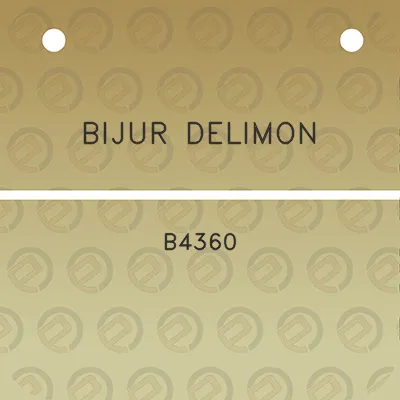 bijur-delimon-b4360