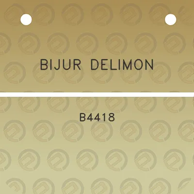 bijur-delimon-b4418