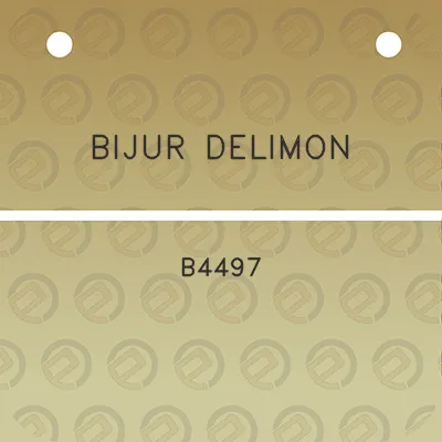 bijur-delimon-b4497