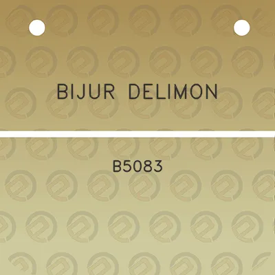 bijur-delimon-b5083