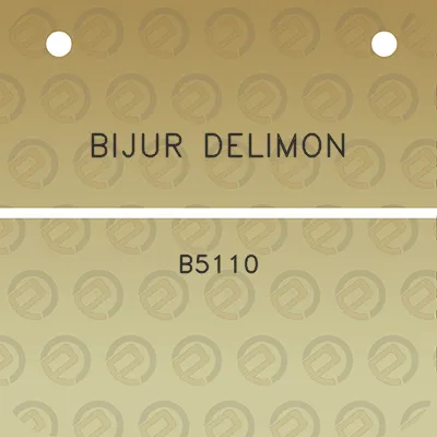 bijur-delimon-b5110