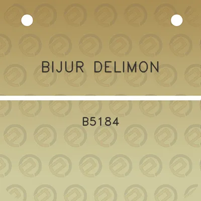 bijur-delimon-b5184