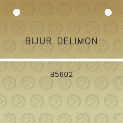 bijur-delimon-b5602