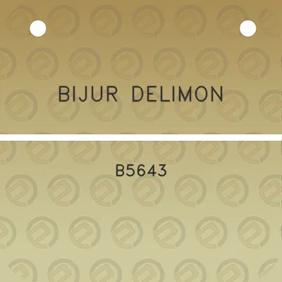 bijur-delimon-b5643