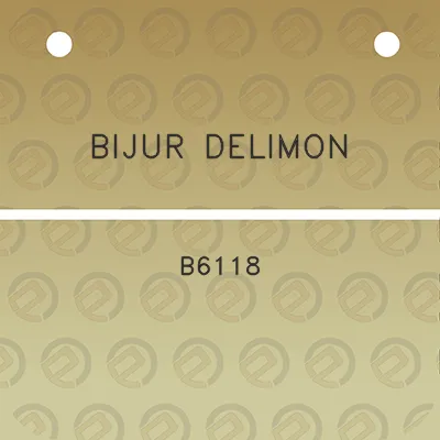 bijur-delimon-b6118