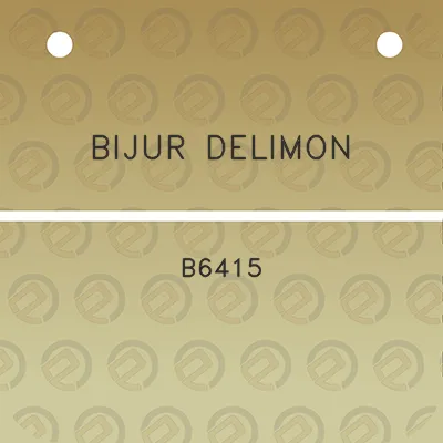 bijur-delimon-b6415