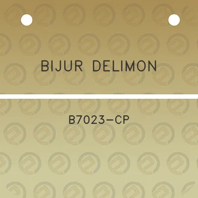 bijur-delimon-b7023-cp