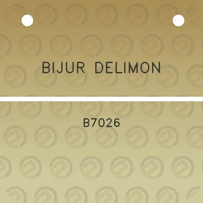 bijur-delimon-b7026