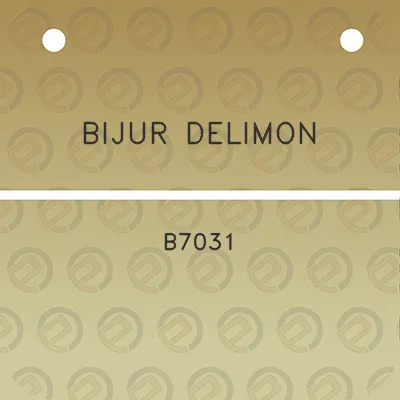 bijur-delimon-b7031