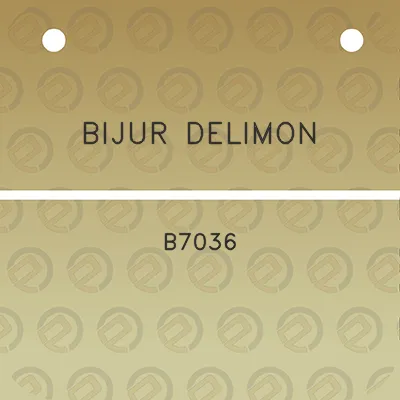 bijur-delimon-b7036