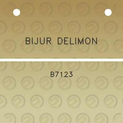 bijur-delimon-b7123