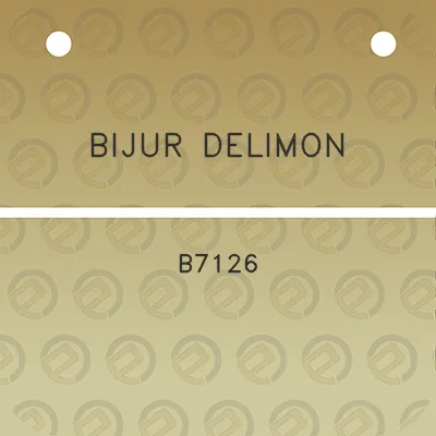 bijur-delimon-b7126