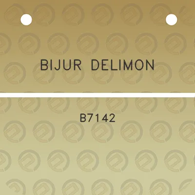 bijur-delimon-b7142