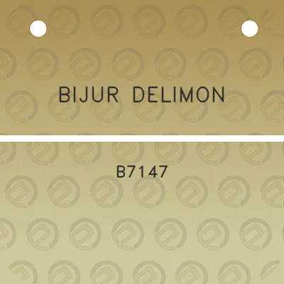 bijur-delimon-b7147