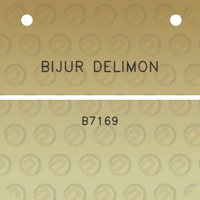 bijur-delimon-b7169