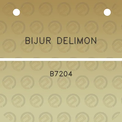 bijur-delimon-b7204