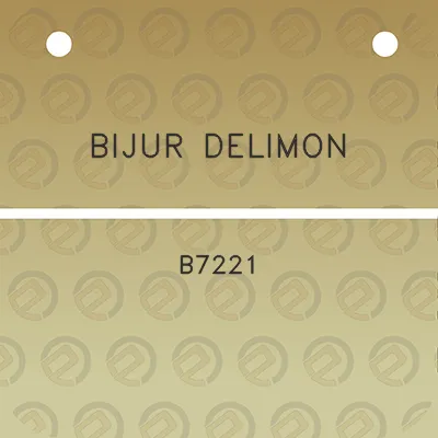 bijur-delimon-b7221