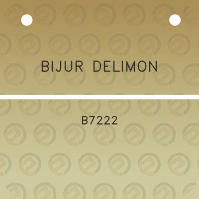 bijur-delimon-b7222