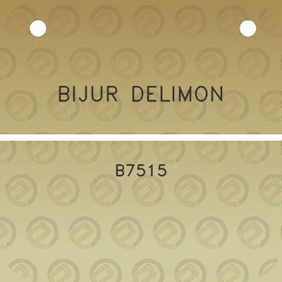 bijur-delimon-b7515