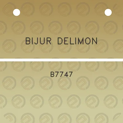 bijur-delimon-b7747