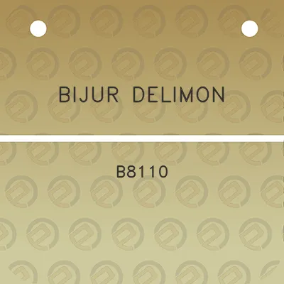 bijur-delimon-b8110