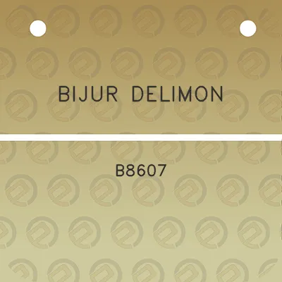 bijur-delimon-b8607