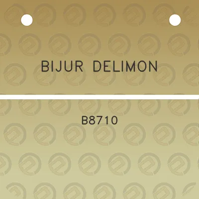 bijur-delimon-b8710