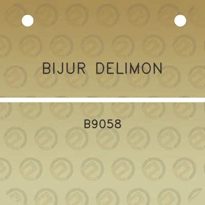 bijur-delimon-b9058