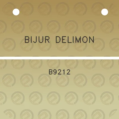 bijur-delimon-b9212