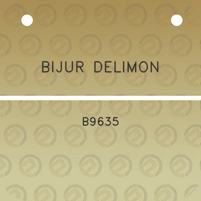 bijur-delimon-b9635