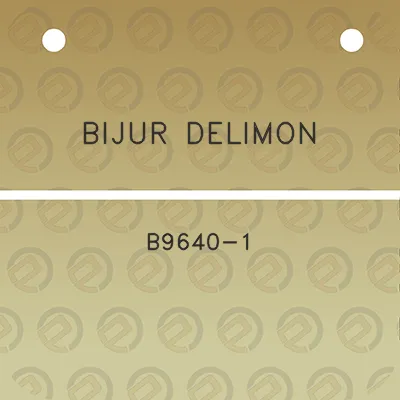 bijur-delimon-b9640-1