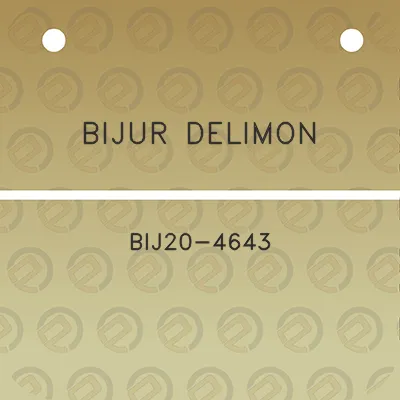 bijur-delimon-bij20-4643