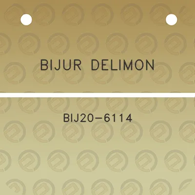 bijur-delimon-bij20-6114