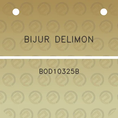 bijur-delimon-bod10325b