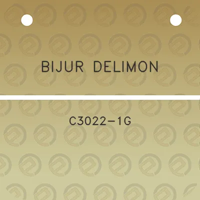 bijur-delimon-c3022-1g