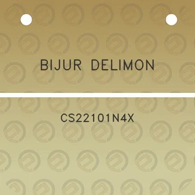 bijur-delimon-cs22101n4x