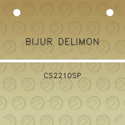 bijur-delimon-cs2210sp