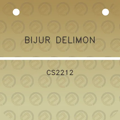 bijur-delimon-cs2212