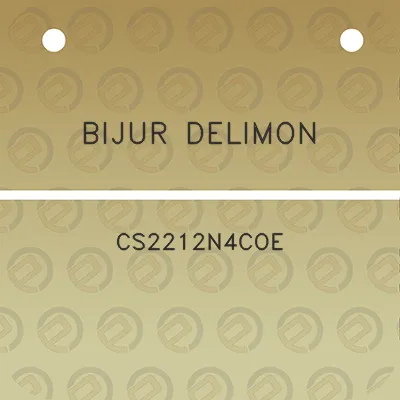 bijur-delimon-cs2212n4coe