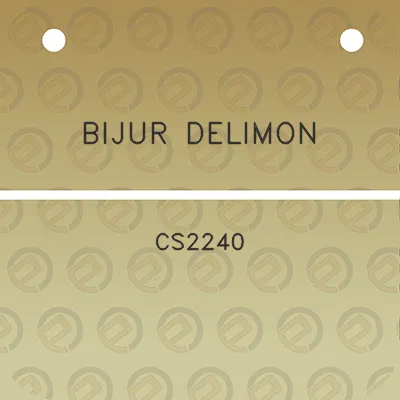 bijur-delimon-cs2240