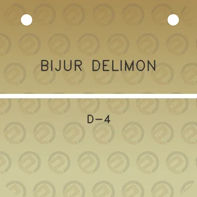 bijur-delimon-d-4