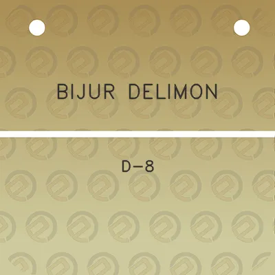 bijur-delimon-d-8