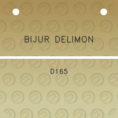 bijur-delimon-d165