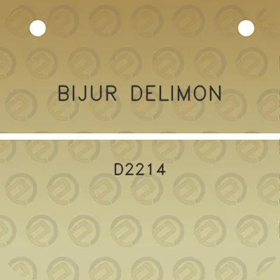 bijur-delimon-d2214